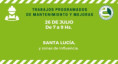 Corte de Energía Programado en Santa Lucía y Zonas de Influencia para este Sábado